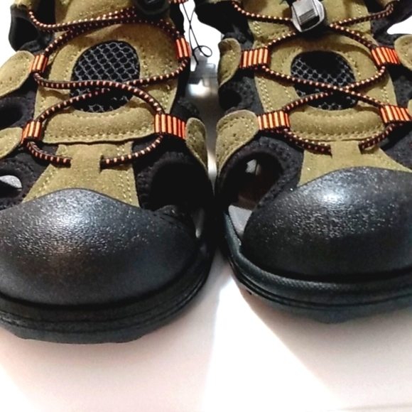 XRAY OLIVE GREEN CUSHIONED CLOSED TOE SANDALS SIZE 9 NWT - Picture 4 of 10